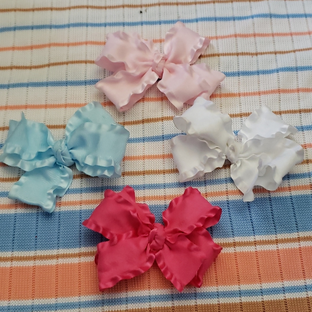 4 piece hair bow set